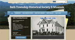 Desktop Screenshot of bathhistoricalsociety.org