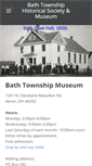 Mobile Screenshot of bathhistoricalsociety.org