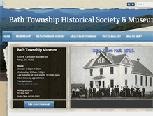 Tablet Screenshot of bathhistoricalsociety.org